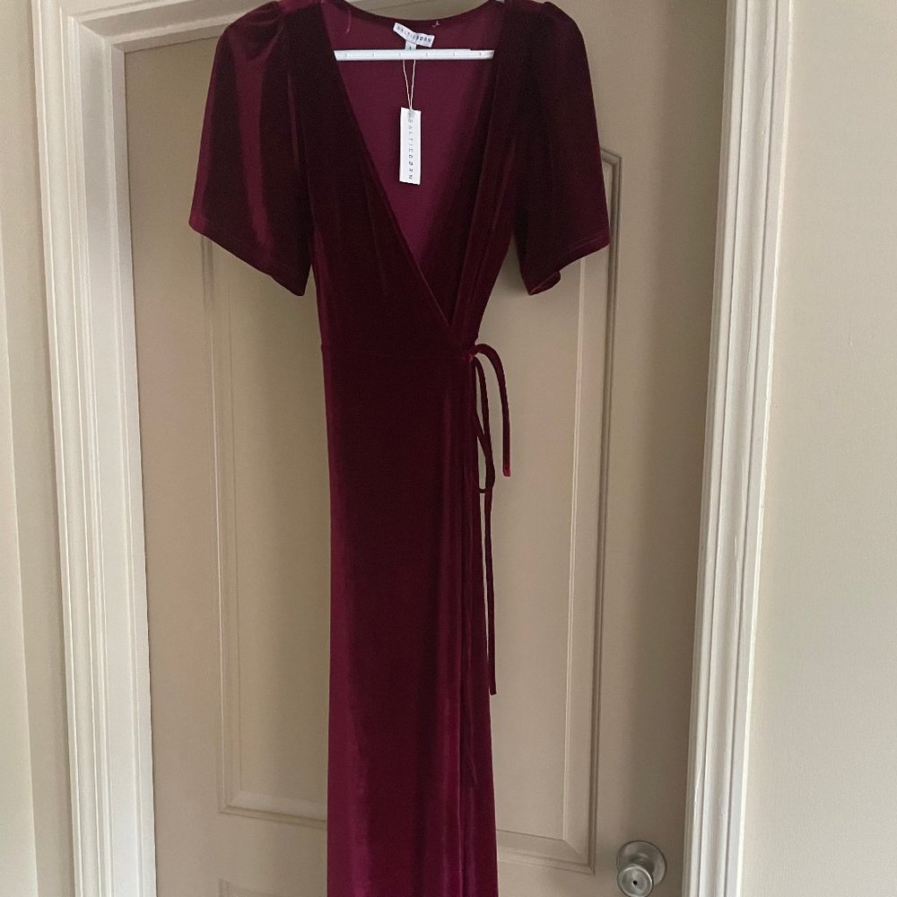 Baltic Born Meghan Velvet Wrap Maxi
